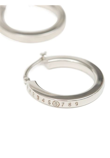 orecchini numeric signature hoop donna argento MM6 MAISON MARGIELA | SM7VG0101 SV0310951